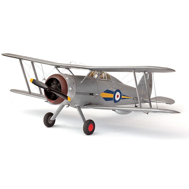 David Griffith Antiques - Retired Gloster Gladiator Flying Model - Camden Passage