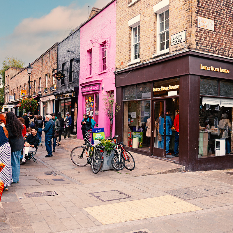 About Camden Passage, Angel, Islington