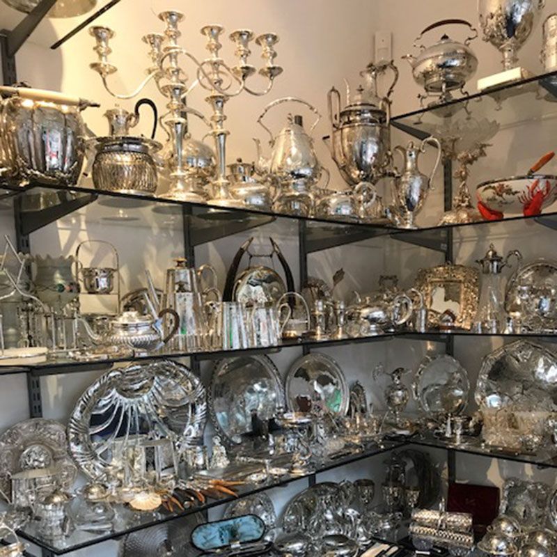 Honey Tilley Antiques - Antique Silver Plate and Old Sheffield - Camden Passage