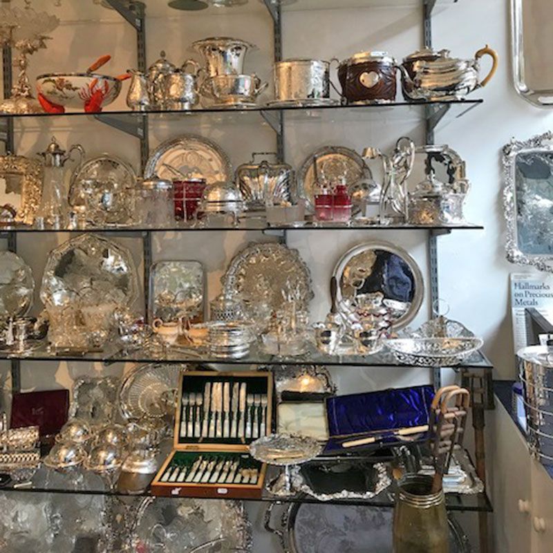 Honey Tilley Antiques - Antique Silver Plate and Old Sheffield - Camden Passage
