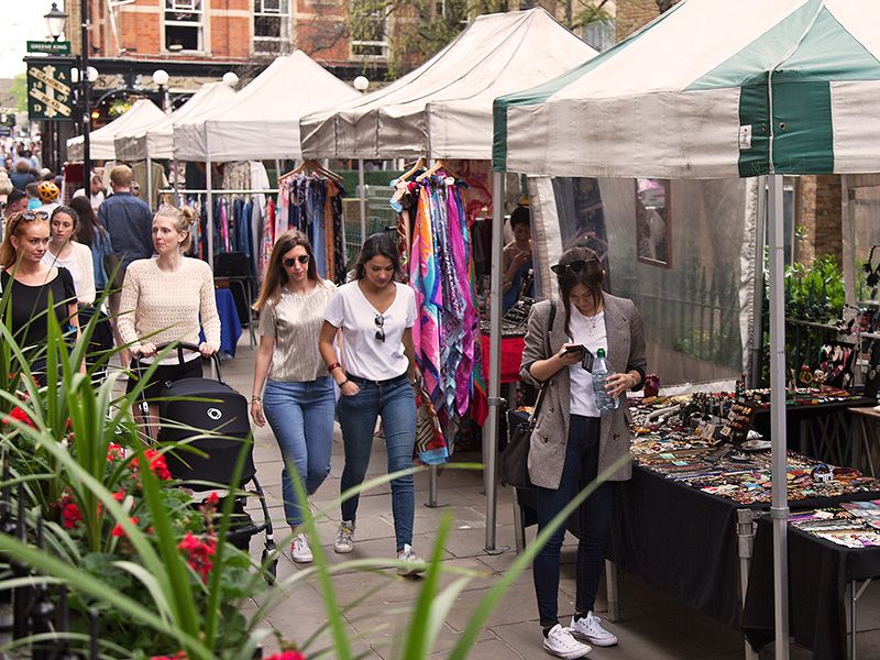 Camden Passage Outdoor Market, Camden Passage, Angel, Islington